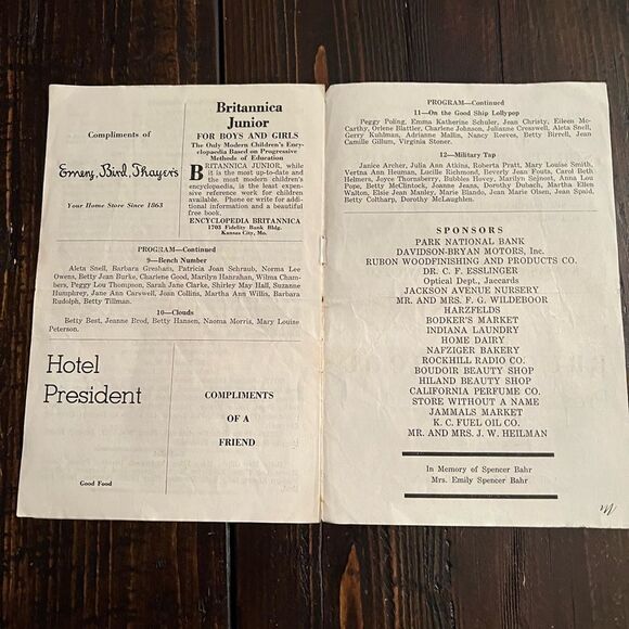 Vintage Programs of the Bruce School Kansas City Toy Symphony Orchestra (1935) - Picture 9 of 10